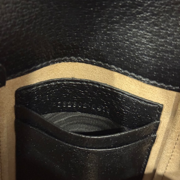 GUCCI BLACK LEATHER HORSEBIT 1955 MINI SHOULDER BAG - Picture 16 of 17